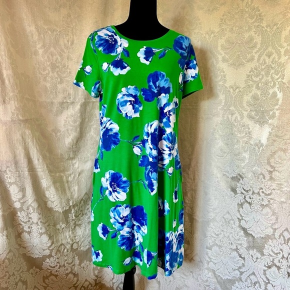 Ladies Isaac Mizrahi Live Short Sleeve T-shirt Dress - Picture 2 of 11